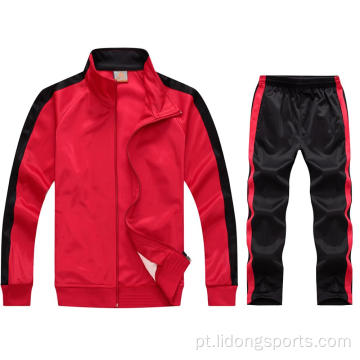 Wholesale em branco jogging tracksuit suit terno feito sob encomenda feitos de treinos de sweatsuit